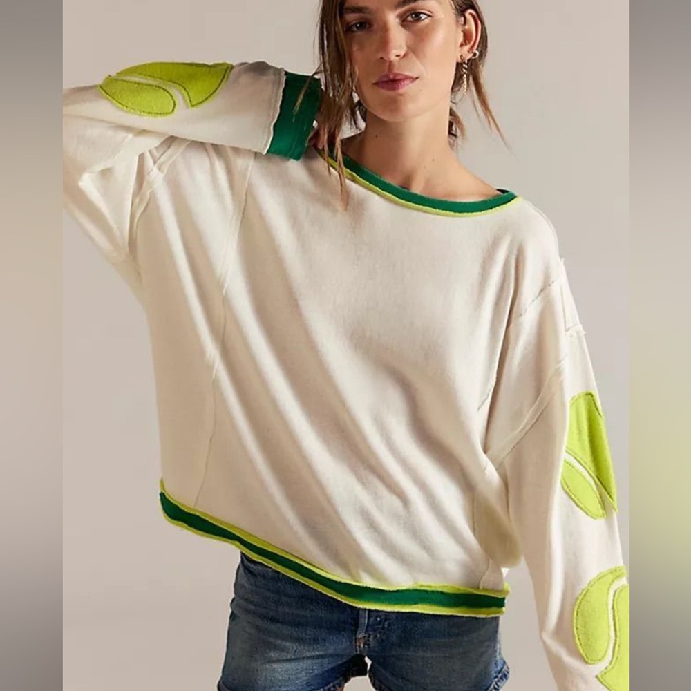 NWOT Free People We The Free You’re A Star Tee-Tennis Combo